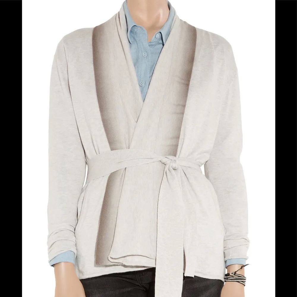 James Perse Cream Cardigan Sweater - Picture 4 of 14